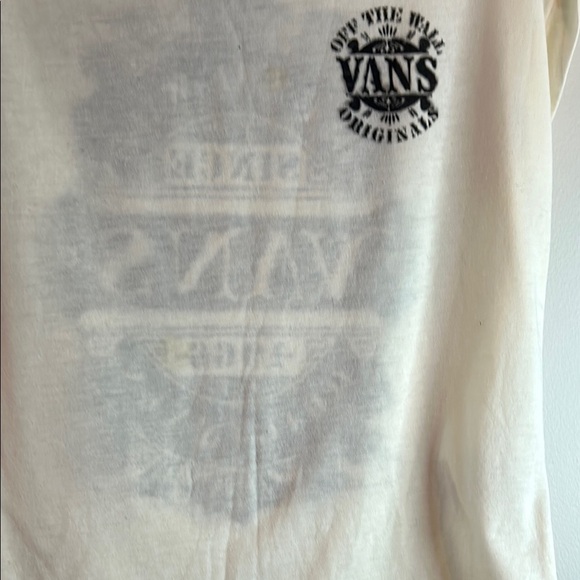 Vans Cream Relaxed Short Sleeve Tee - Picture 11 of 11